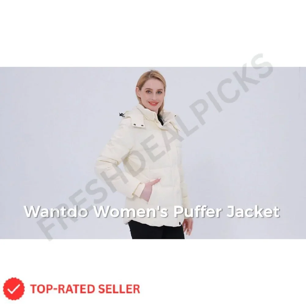 Quilted Puffer Jacket Hooded Winter Coat Thickened Elegant Chic Outerwear
